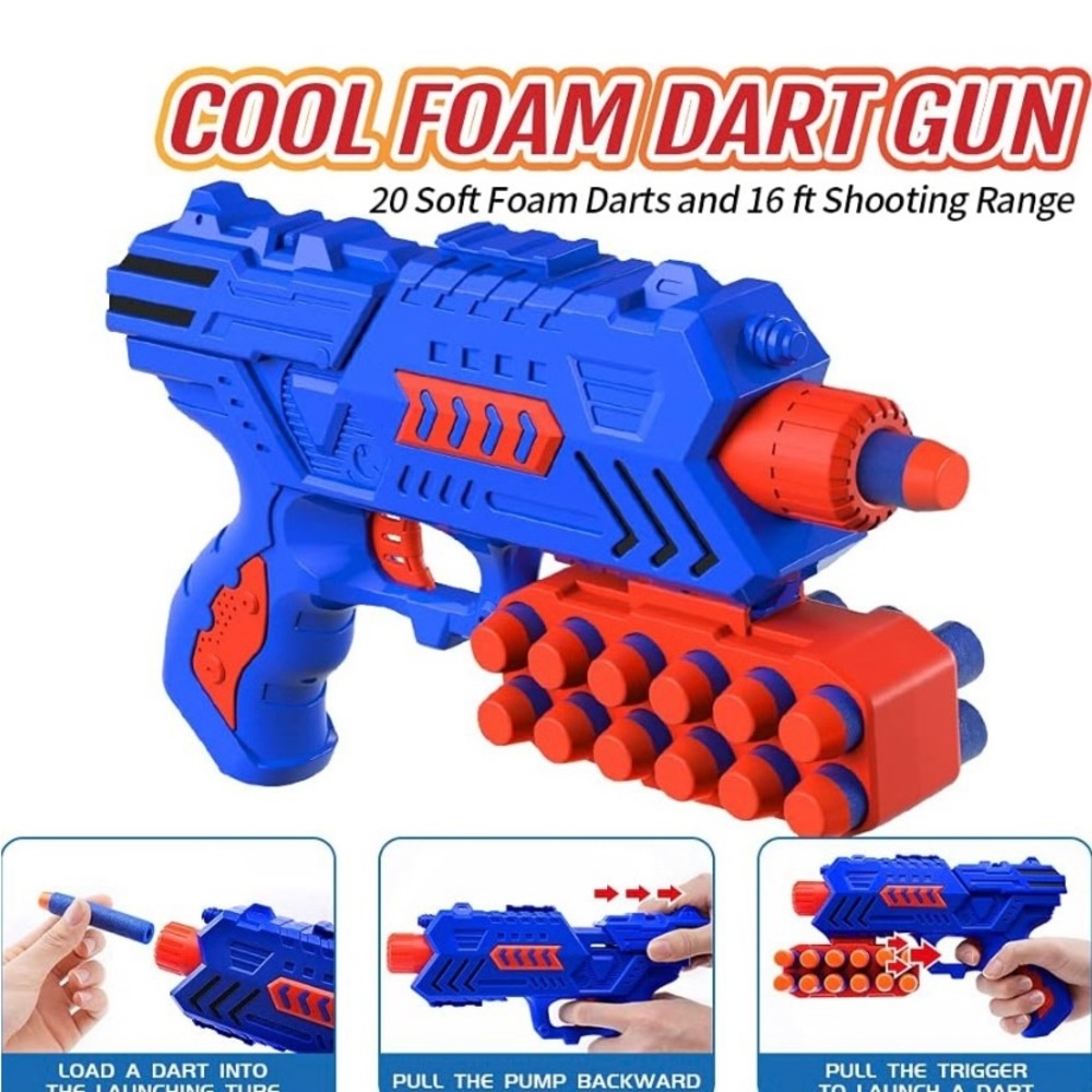 Dart gun shooter game